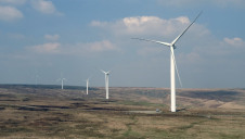 In recent years, Tory policy has prioritised offshore wind over onshore wind and solar. Pictured: Scout Moor wind farm, Rochdale. Image: Stephen Gidley CC BY 2.0